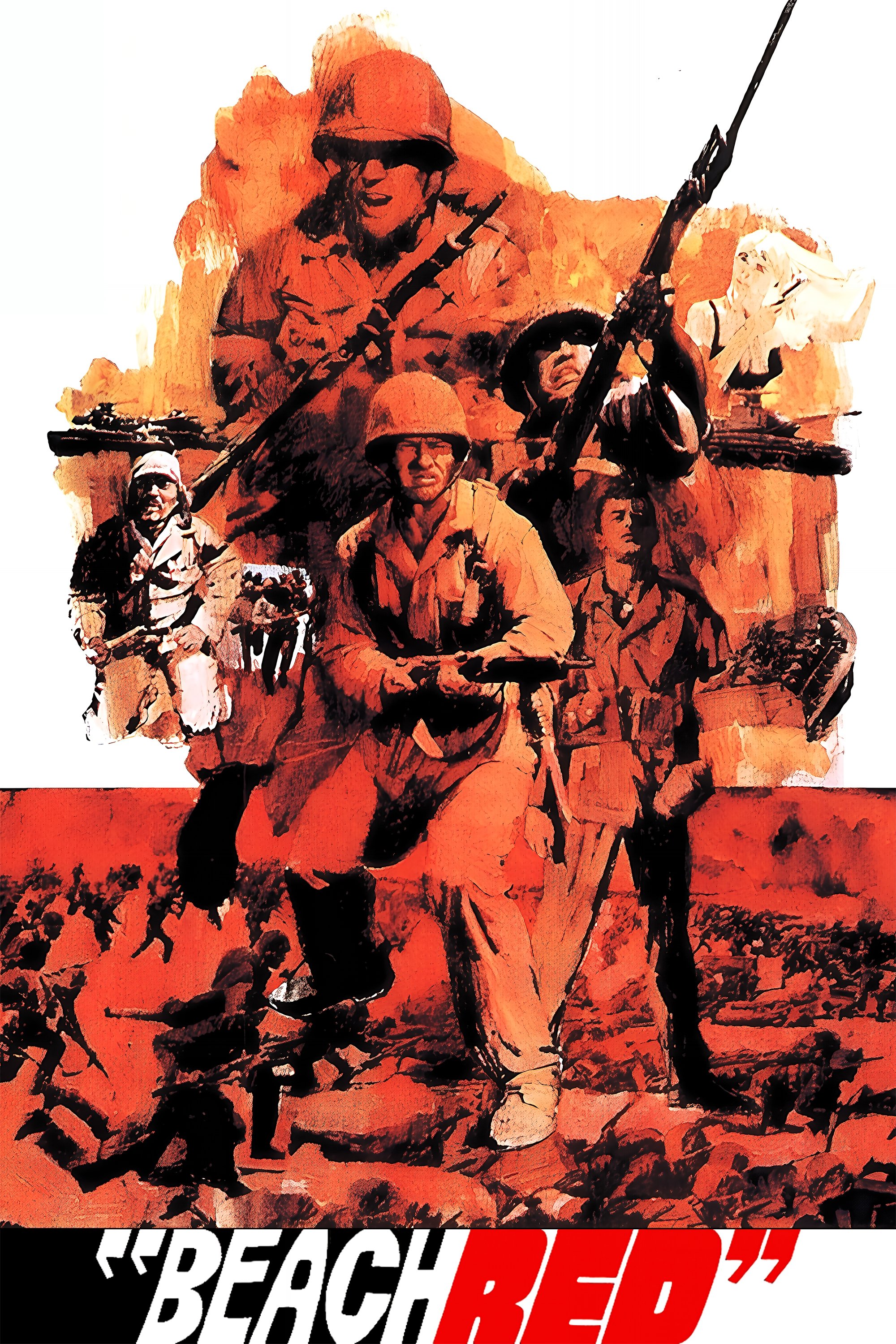 Beach Red poster