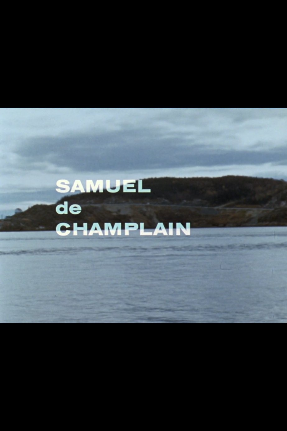 Québec 1603 - Samuel de Champlain poster